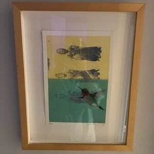 Buddha and the Hummingbird mixed media print 6/10 by Sylvia Gonzalez, 2010